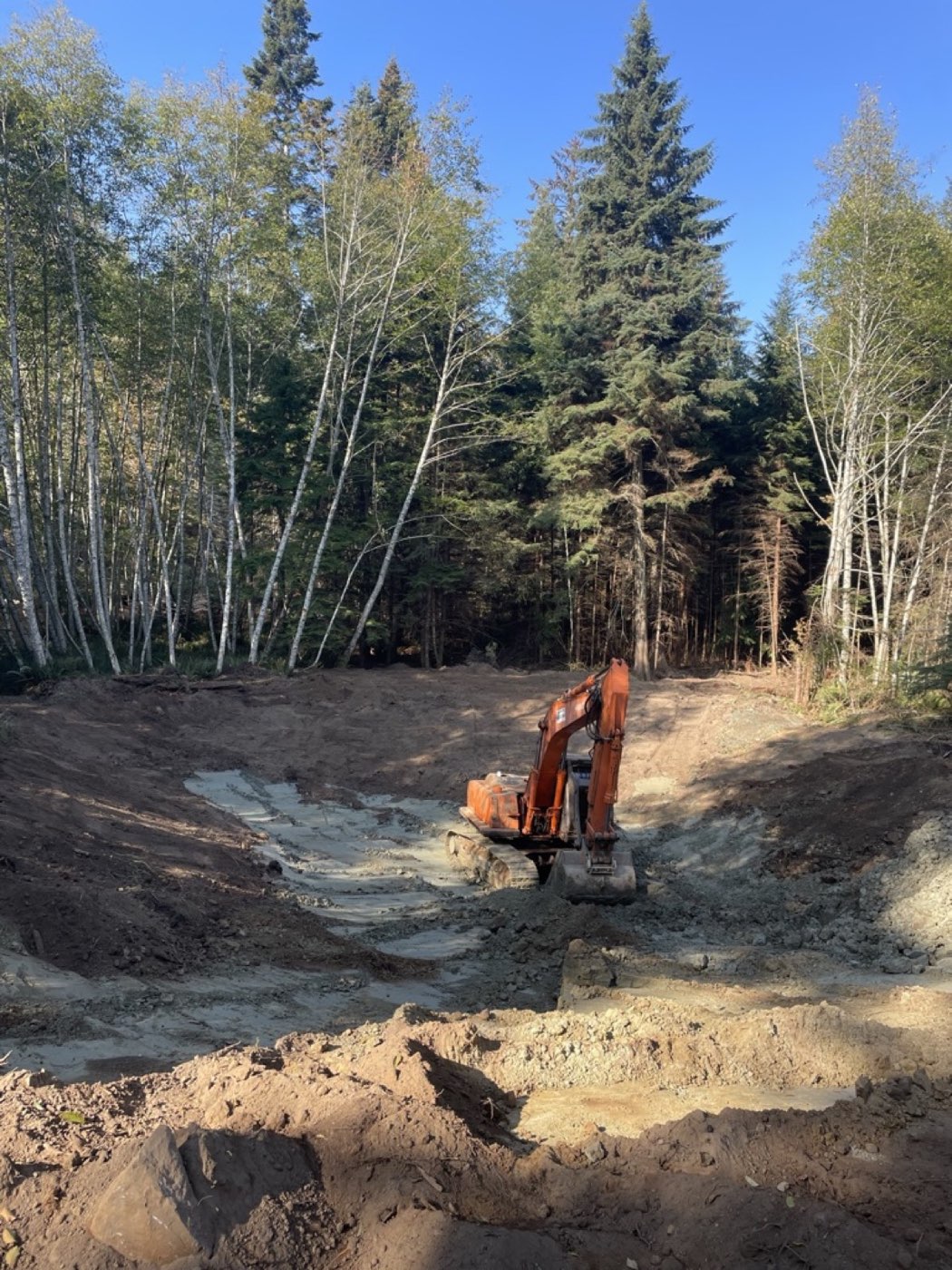 Pond construction and water management Quadra Island