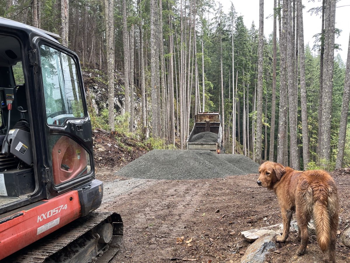 Land clearing Discovery Islands
