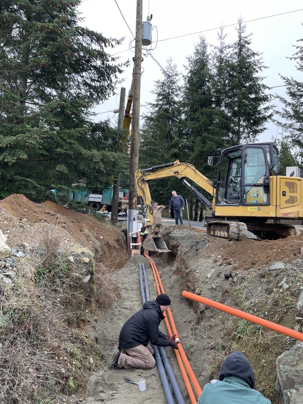 Underground utilities installation Campbell River